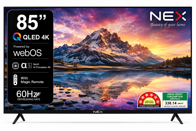 NEX12 -215 cm (85 inch) Frameless Series 4K UHD WebOS