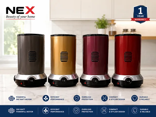 NEX-02NB 2-in-1 Juicer & Nutri-Blender 400W