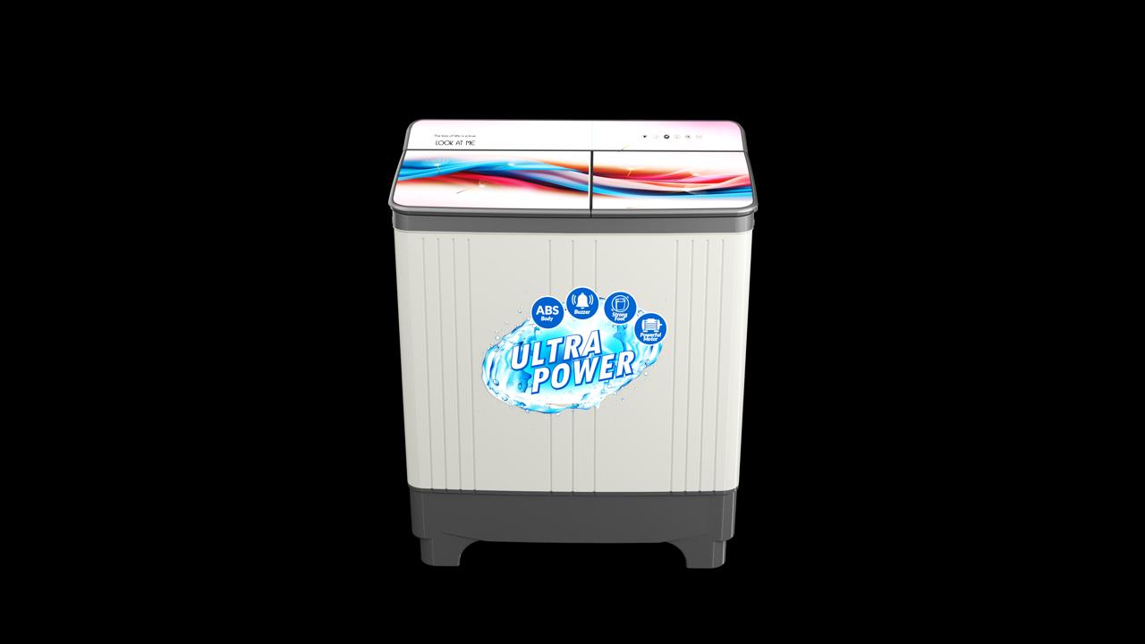 NEX02 9.5 kg Semi-Automatic Top Load Washing Machine With Magic Filter (Aqua Wash, MAROON)